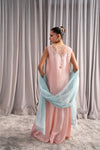 Pink and Aqua Blue