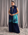 Deep Navy & Aqua