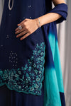 Deep Navy & Aqua