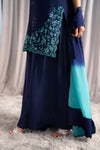 Deep Navy & Aqua