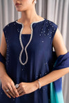Deep Navy & Aqua