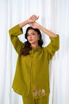 Lime-Cycle Co-ord set