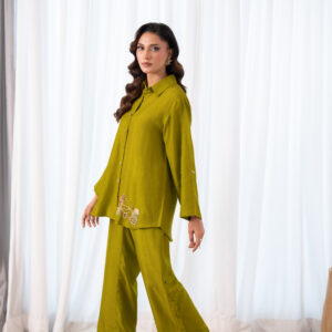 Lime-Cycle Co-ord set