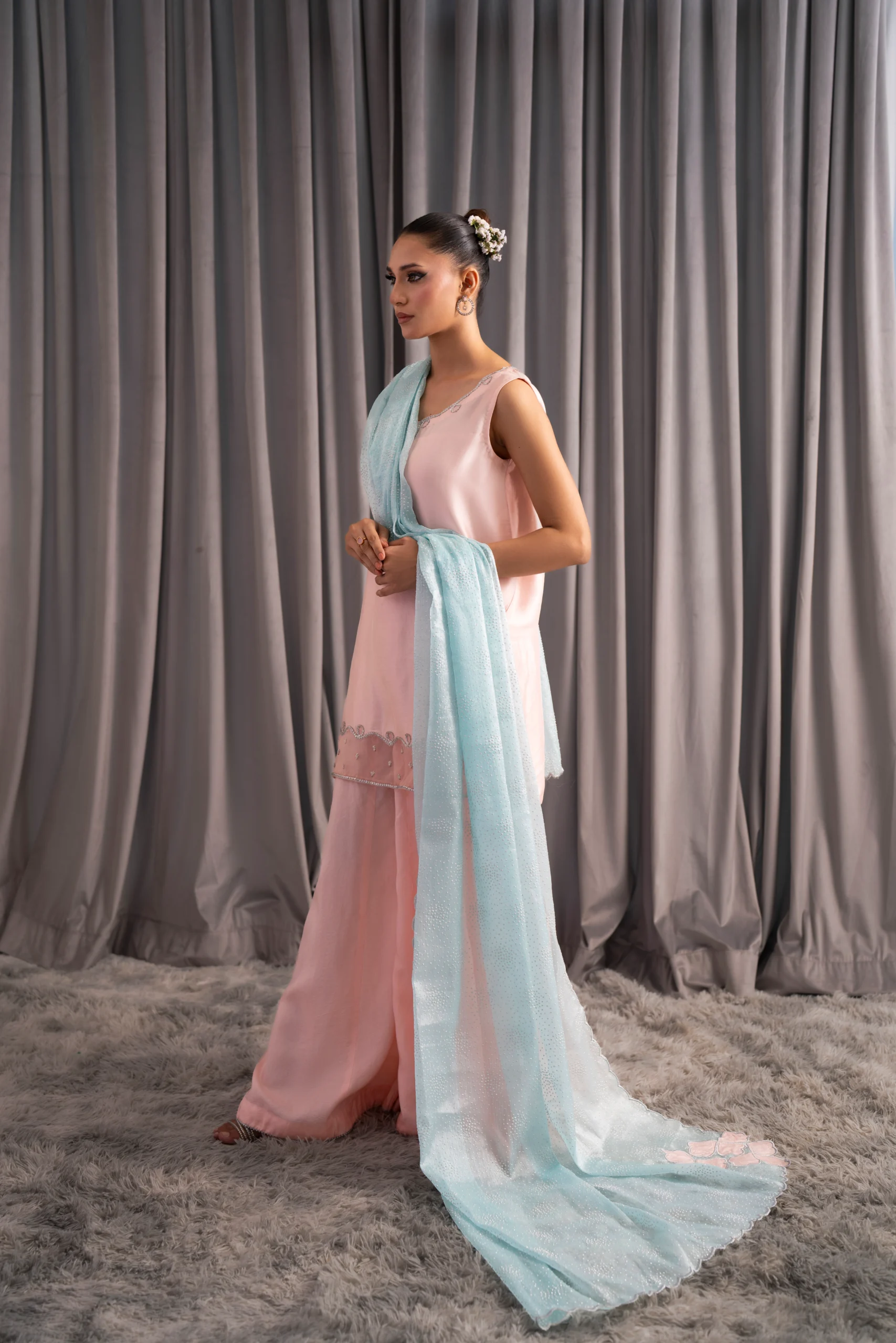 Pink and Aqua Blue - Image 2